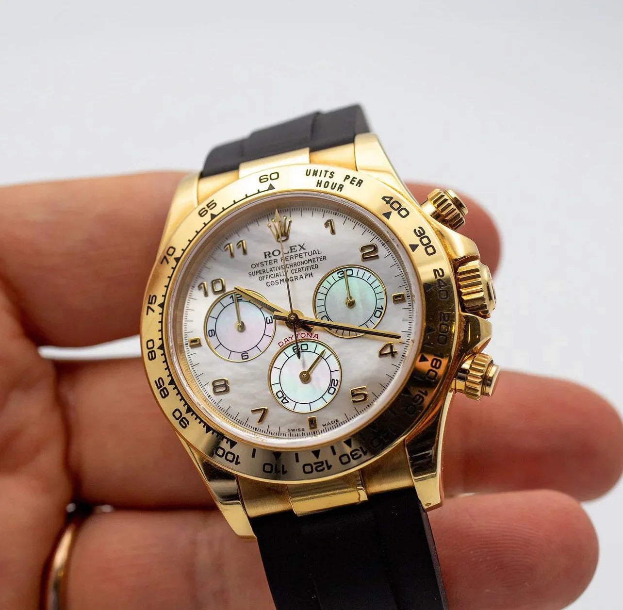 ROLEX DAYTONA MÉTÉORITE D'OR OYSTERFLEX