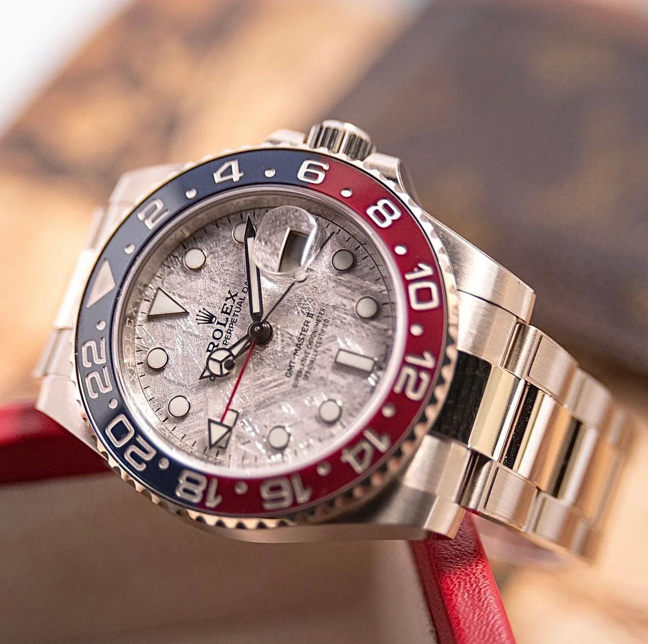 ROLEX GMT MASTER II PEPSI MÉTÉORITE