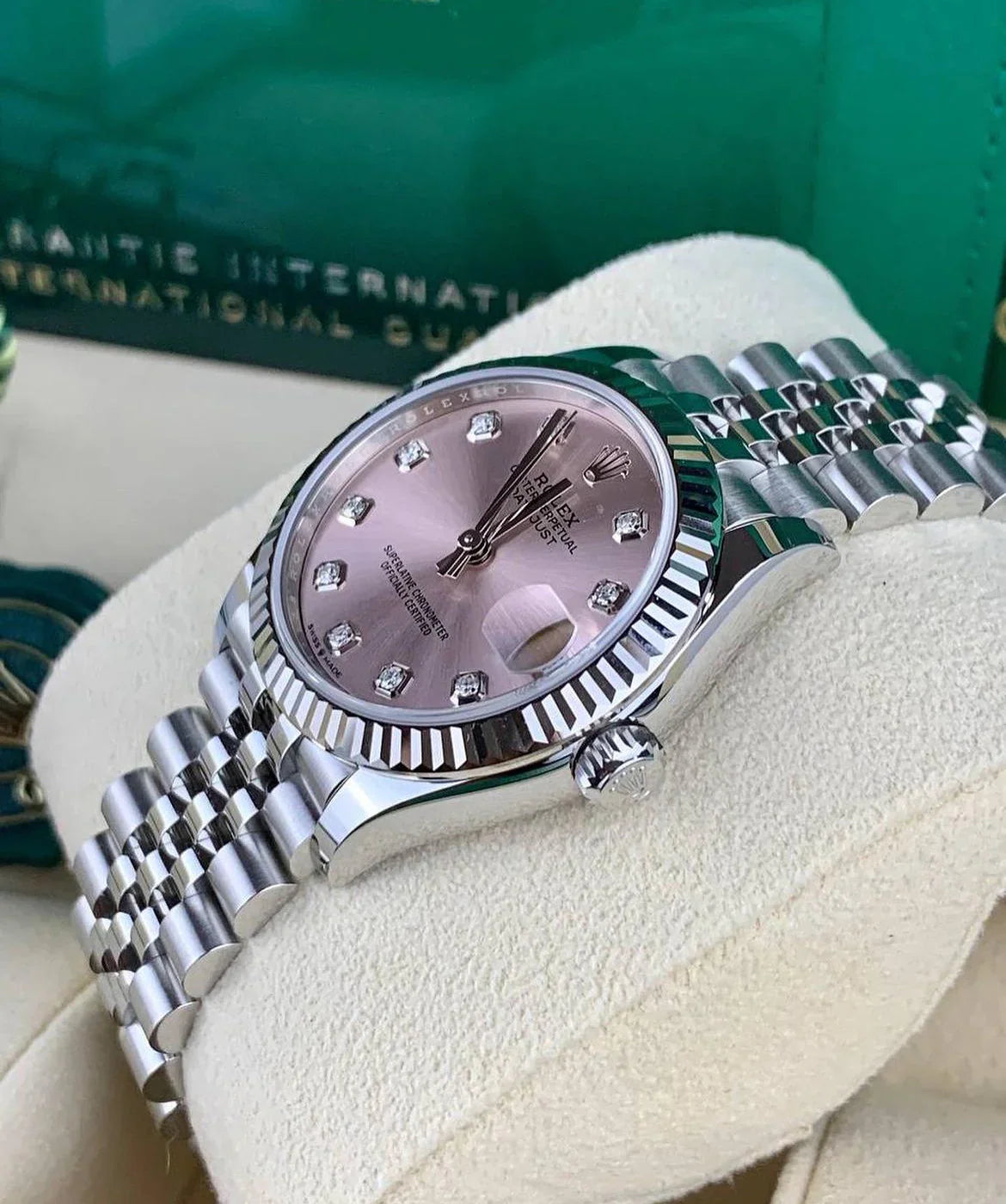 ROLEX DATEJUST JUBILEE ROSÈ DIAMANT