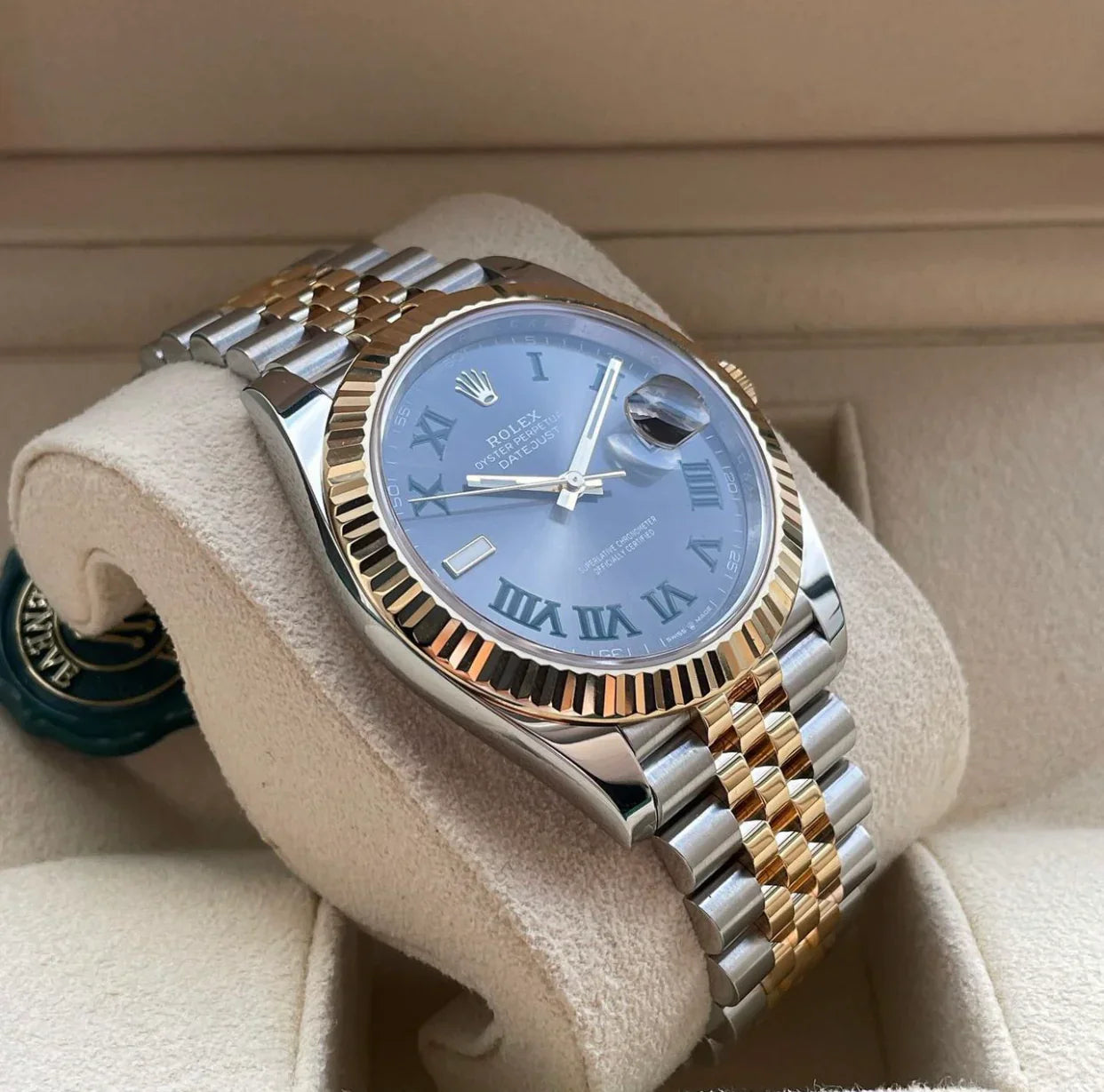ROLEX DATEJUST JUBILEE WIMBLEDON BICOLORE