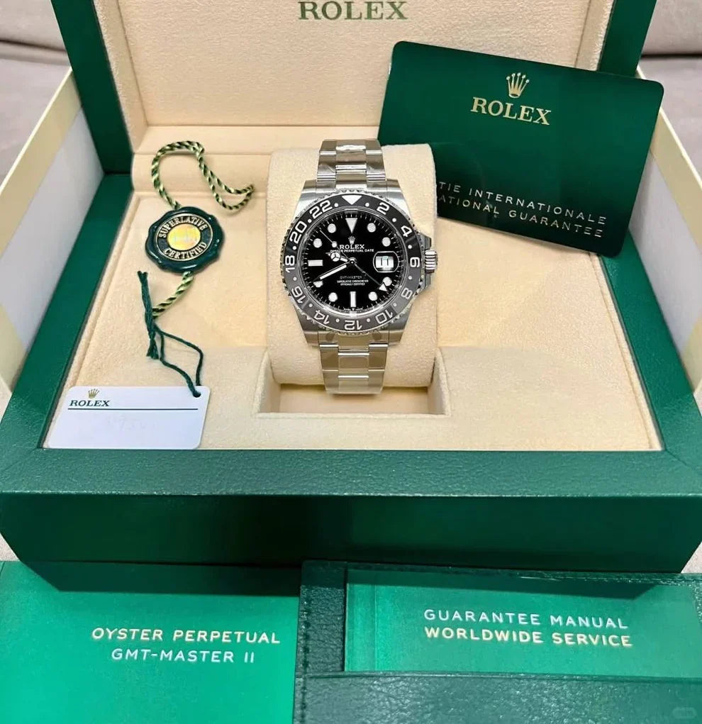 GMT Master II 126710GRN avec lunette Gris-Noir