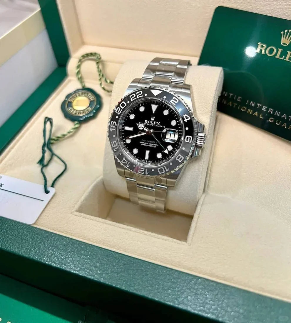 GMT Master II 126710GRN avec lunette Gris-Noir