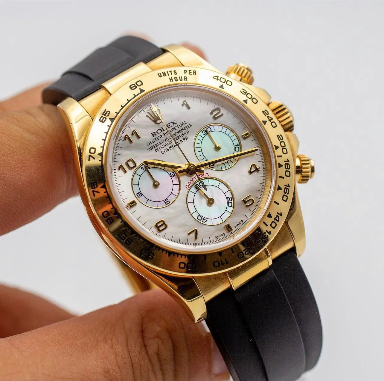 ROLEX DAYTONA MÉTÉORITE D'OR OYSTERFLEX