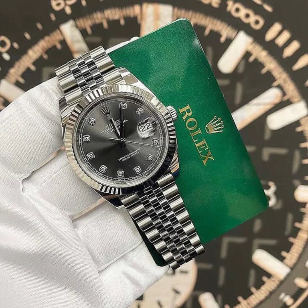 ROLEX DATEJUST JUBILÉE DIAMANT GRIS