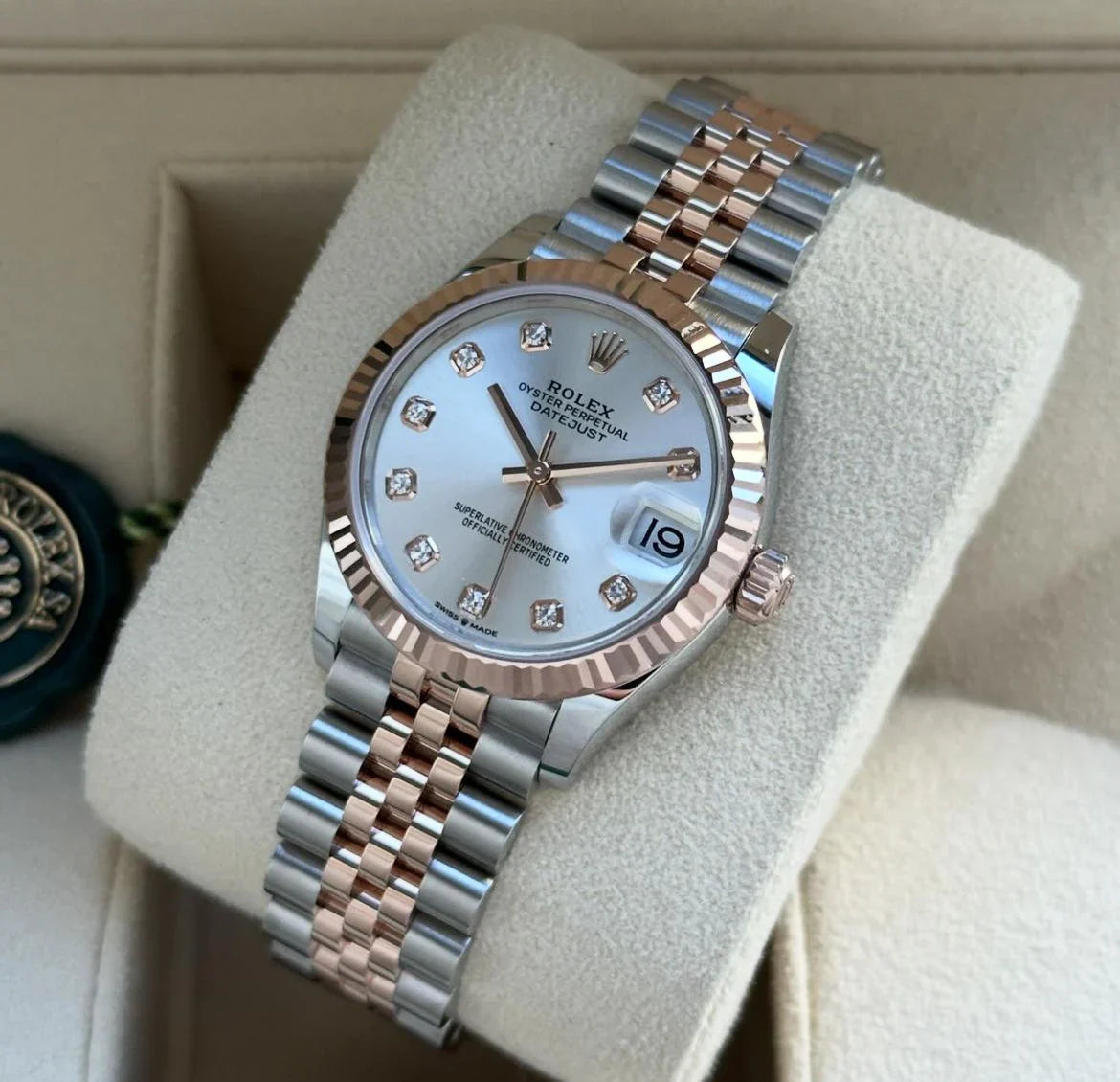 LUNETTE CANNELÉE ROLEX DATEJUST JUBILEE