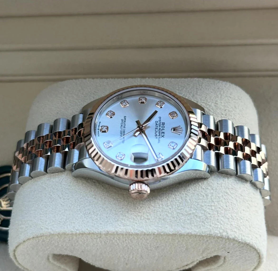 LUNETTE CANNELÉE ROLEX DATEJUST JUBILEE