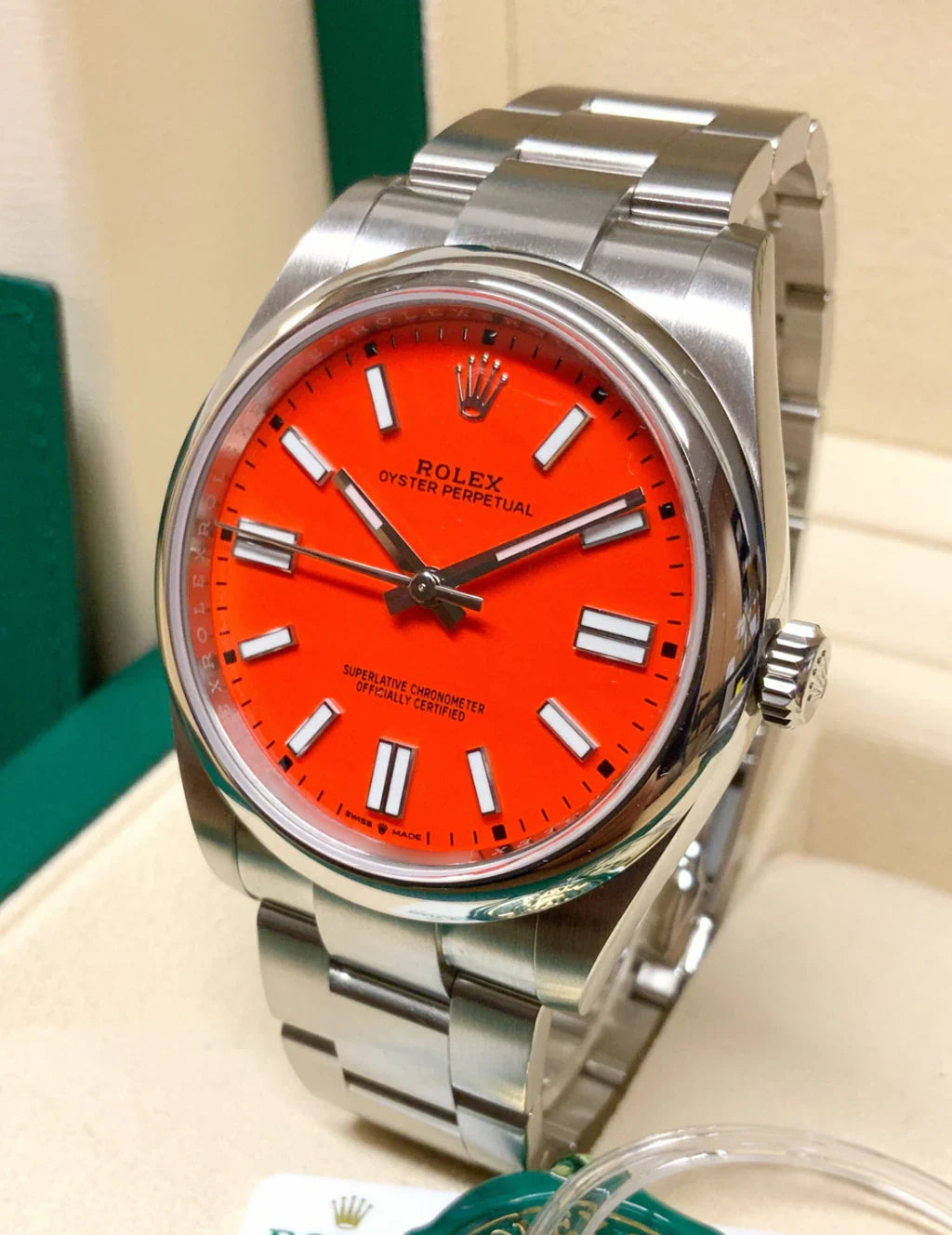 ROLEX OYSTER PERPÉTUELLE ROUGE 