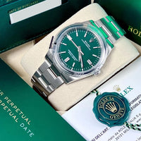 ROLEX OYSTER PERPETUAL GREEN