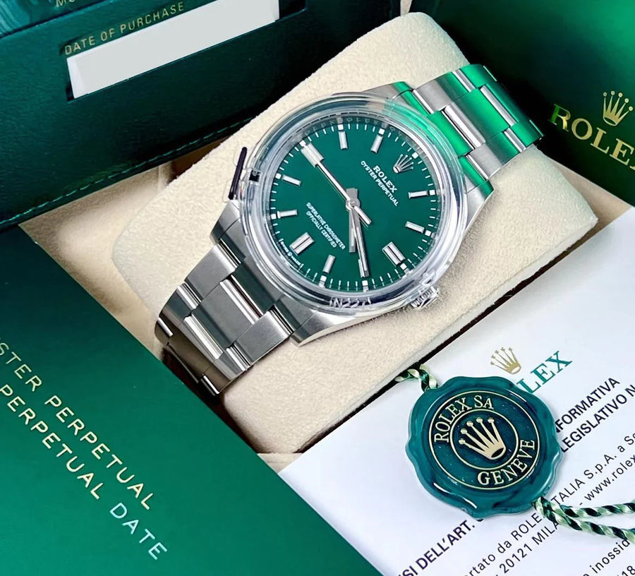 ROLEX OYSTER PERPETUEL VERT 