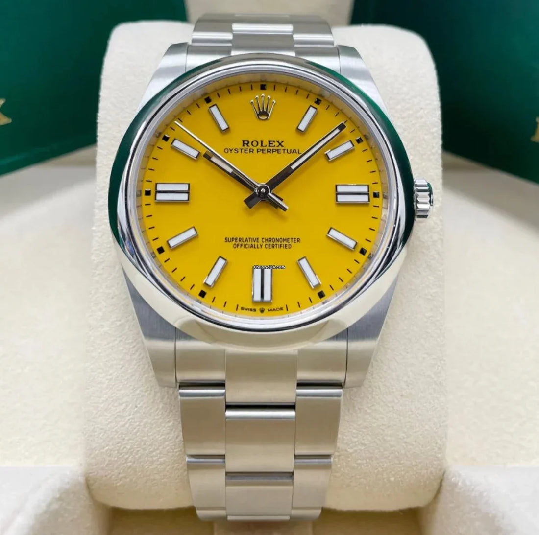 ROLEX OYSTER PERPETUAL YELLOW