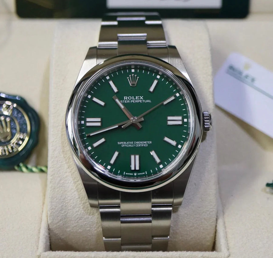 ROLEX OYSTER PERPETUEL VERT 