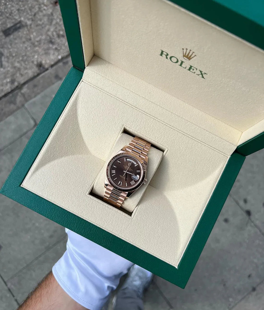 ROLEX DAY-DATE CHOCOLATE