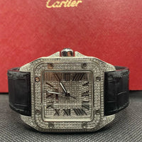 CARTIER SANTOS BLACK DIAMOND