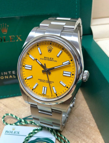 ROLEX OYSTER PERPETUAL YELLOW