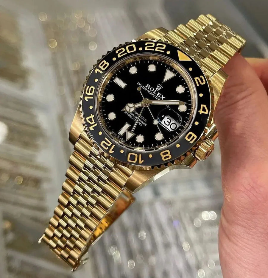 ROLEX GMT MASTER II JUBILÉ OR 24K 