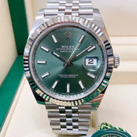 DATEJUST 126234 GREEN 41mm jubilee