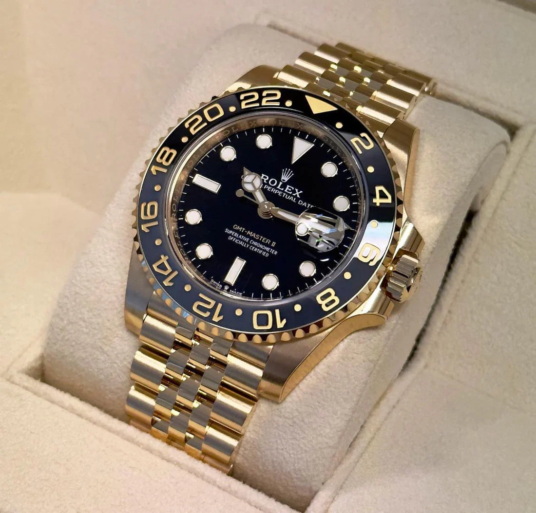 ROLEX GMT MASTER II JUBILÉ OR 24K 