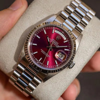 CADRAN ROLEX DAY-DATE CERISE