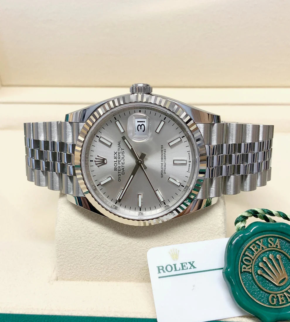 DATEJUST 36 MM INDICI GRIGIO