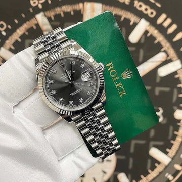 ROLEX DATEJUST JUBILÉE DIAMANT GRIS 