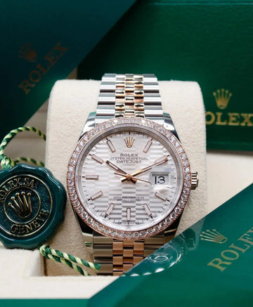 ROLEX DATEJUST JUBILEE "LAS VEGAS" DIAMANT ROSE' 