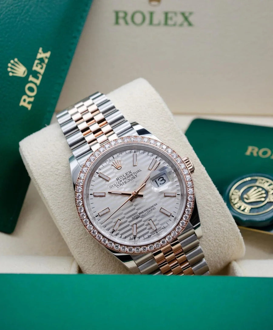 ROLEX DATEJUST JUBILEE "LAS VEGAS" DIAMANT ROSE' 