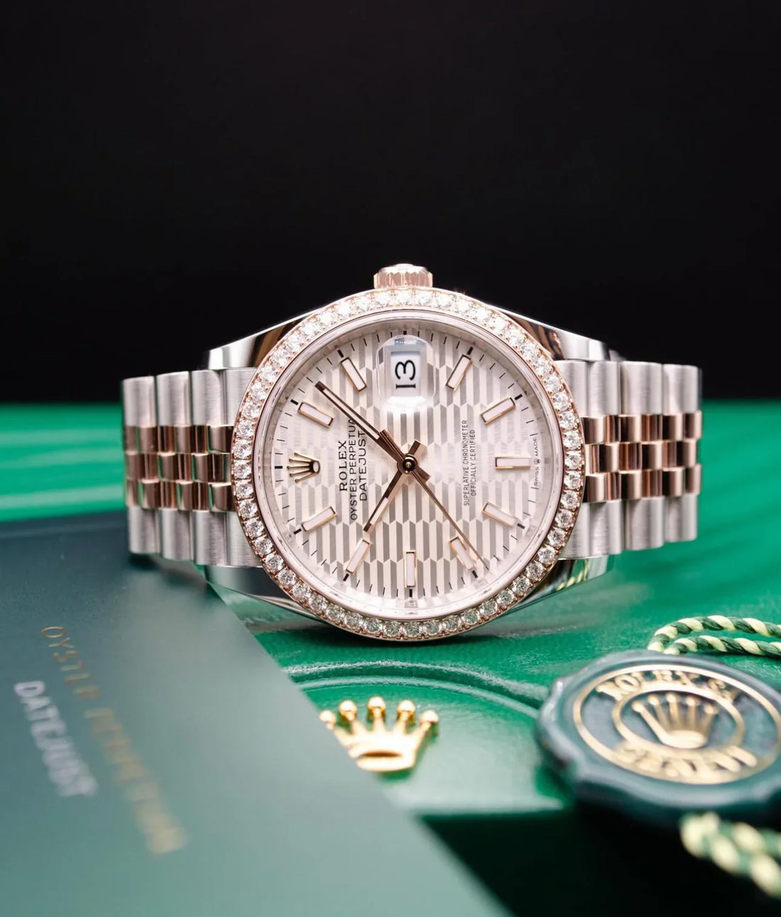 ROLEX DATEJUST JUBILEE "LAS VEGAS" DIAMANT ROSE' 