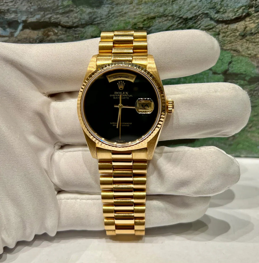 Rolex Day-Date 36 mm 18238 Cadran Onyx