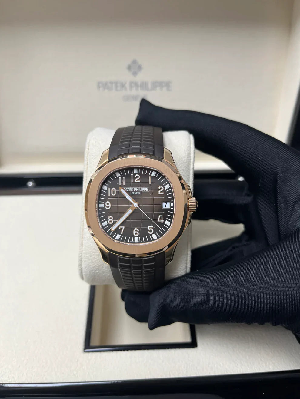 Patek Philippe aquanaut rose gold ref. 5167