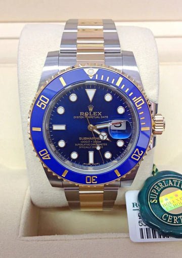 SUBMARINER ACC/ORO BLUE