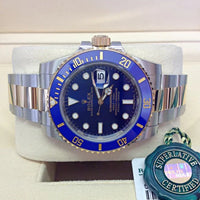 SUBMARINER ACC/ORO BLEU