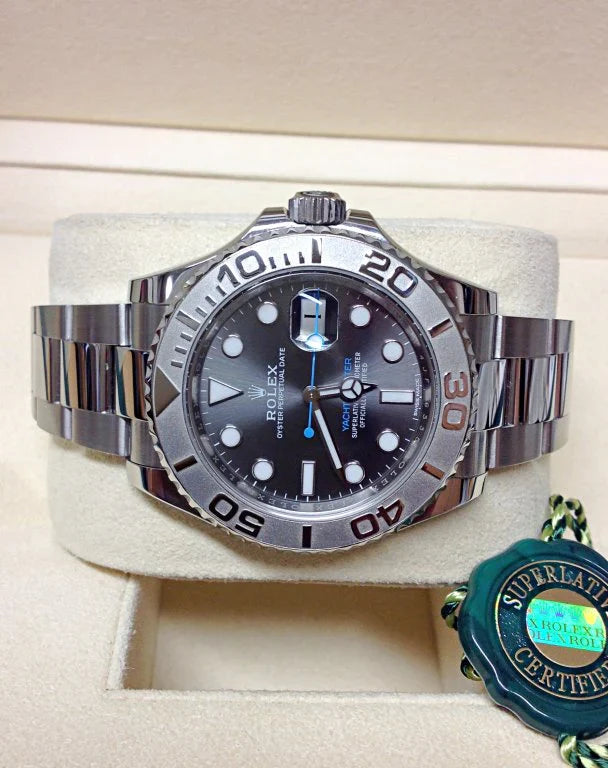 Yacht Master I 116622 rhodium dial