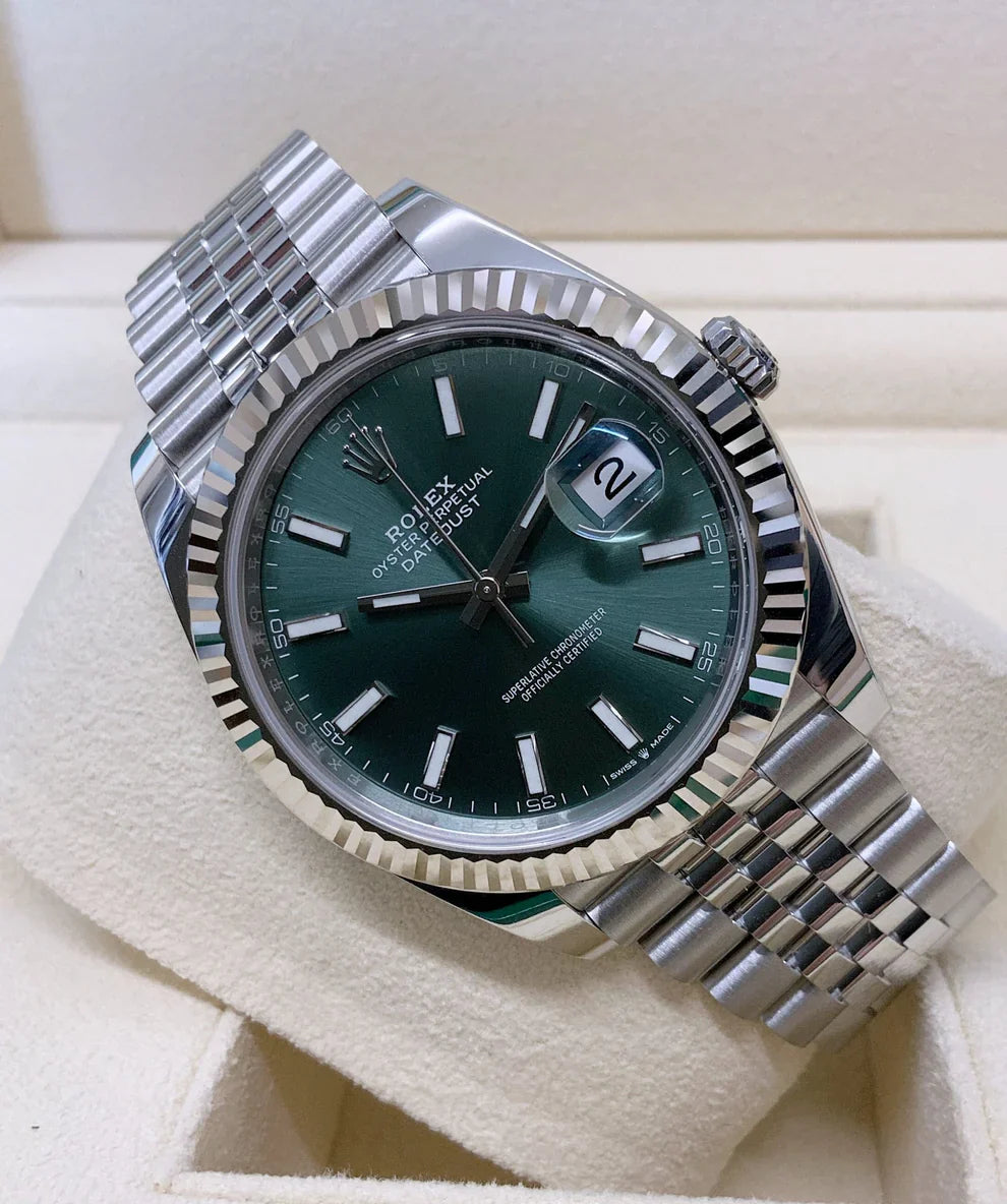 DATEJUST 126234 GREEN 41mm jubilee