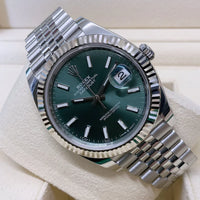 DATEJUST 126234 GREEN 41mm jubilee