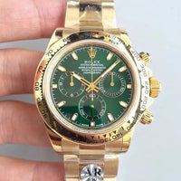 daytona oro giallo green dial