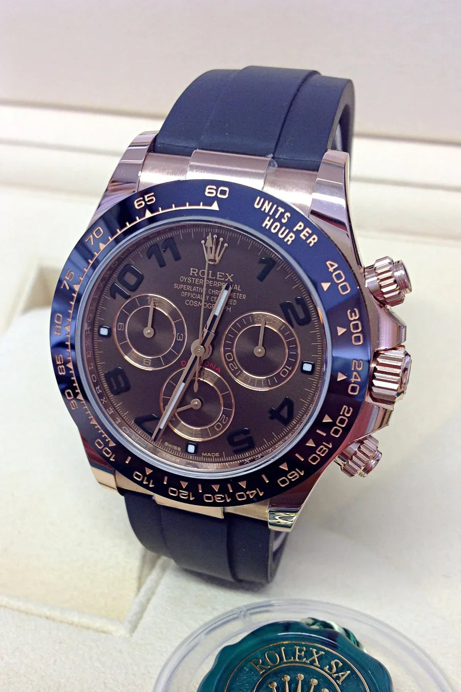 Daytona chocolate 116515LN Rose Gold