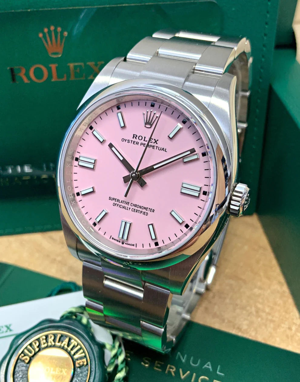 Oyster Perpetual 36 126000 Candy Pink