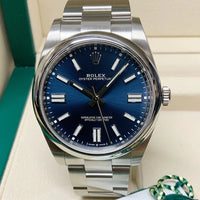 Oyster Perpetual 41 124300 Cadran bleu 