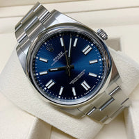 Oyster Perpetual 41 124300 Blue dial