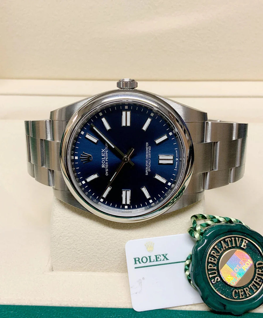 Oyster Perpetual 41 124300 Blue dial